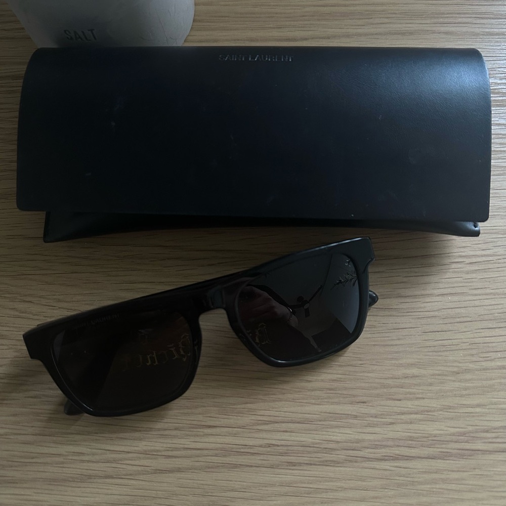 Yves Saint Laurent Black Sunglasses with Case
